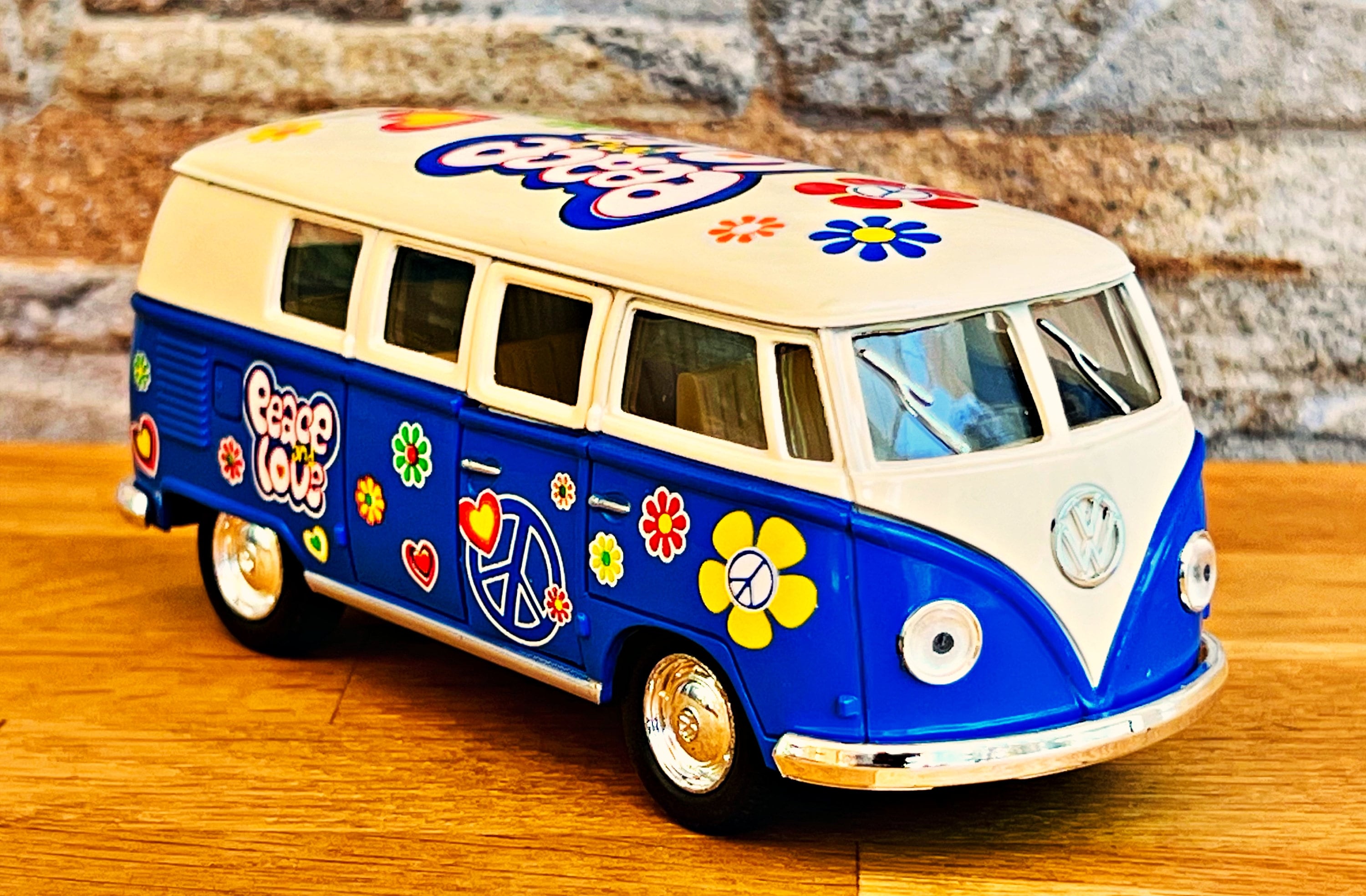 Volkswagen Classical Bus 1962, 1/32 Diecast Car, 1/32 Scale Model