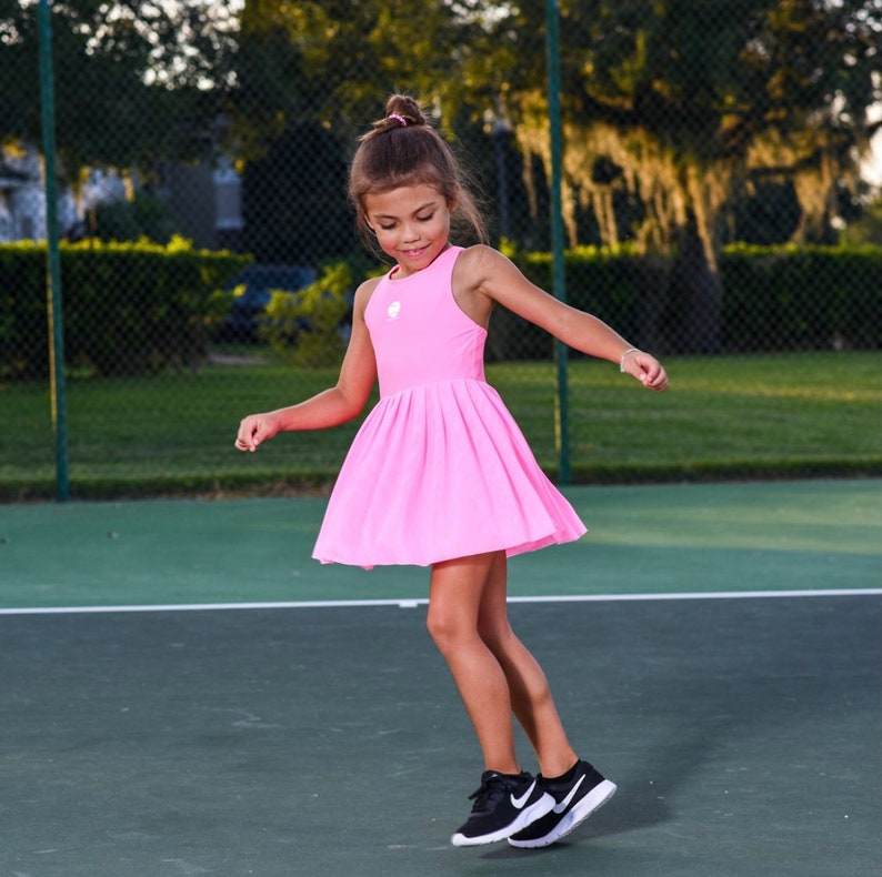 DeuceLuv/ Girl's Free Power Tutu Tennis Dress image 5