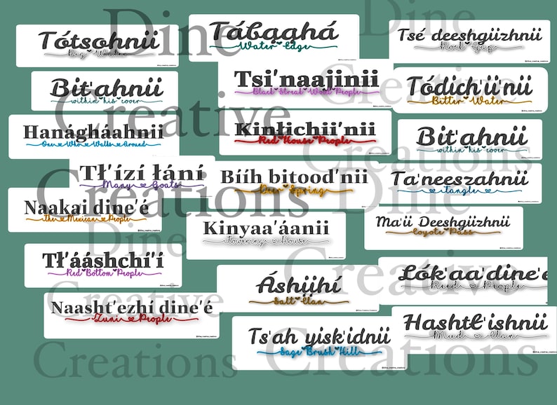 Navajo Clans List Of Names