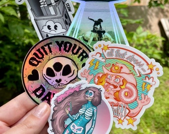 5 Pack Vinyl Stickers