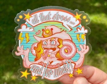 All that stress and for what?!