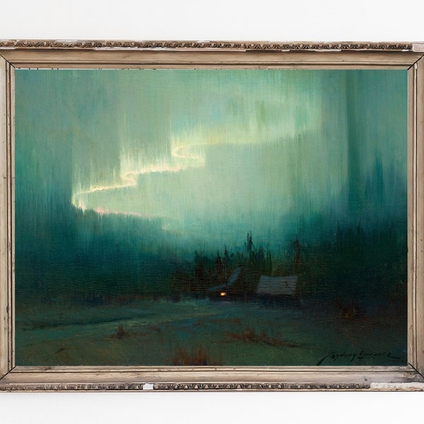 Northern Lights Wall Art Etsy