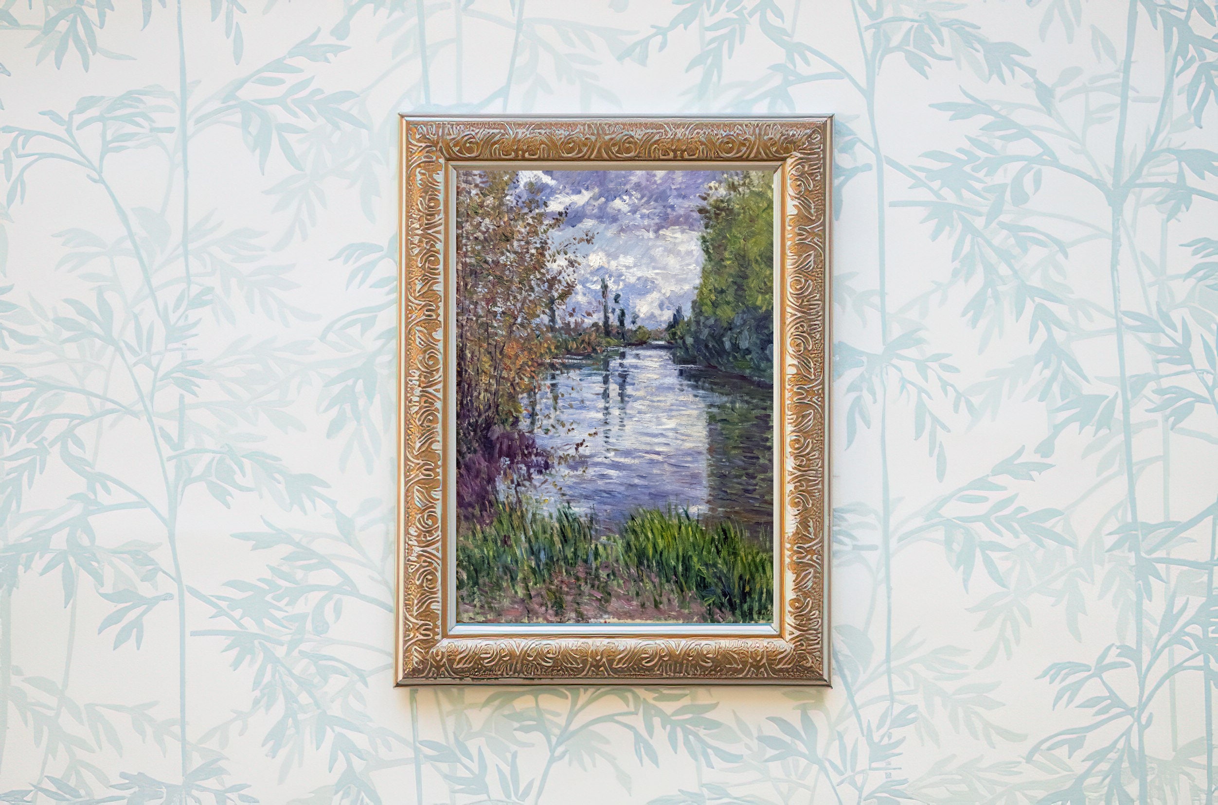ヴィンテージ セーヌ川の風景画 | フランスアンティークアート