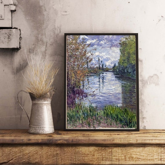 ヴィンテージ セーヌ川の風景画 | フランスアンティークアート