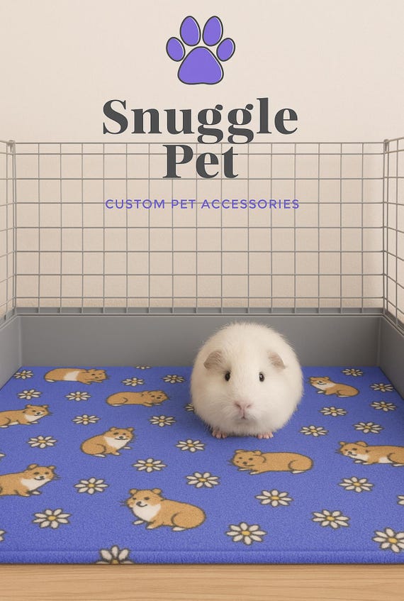 Fleece Cage Liners - Guinea Pig/Small Pet Bedding - custom liners