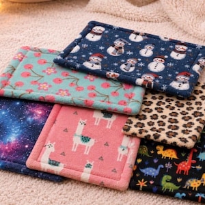 BUDGET Pet Pee Pads (Pack of 3) - Fleece Liners/ Pee Pads for Guinea Pigs / Rats/  Hedgehogs