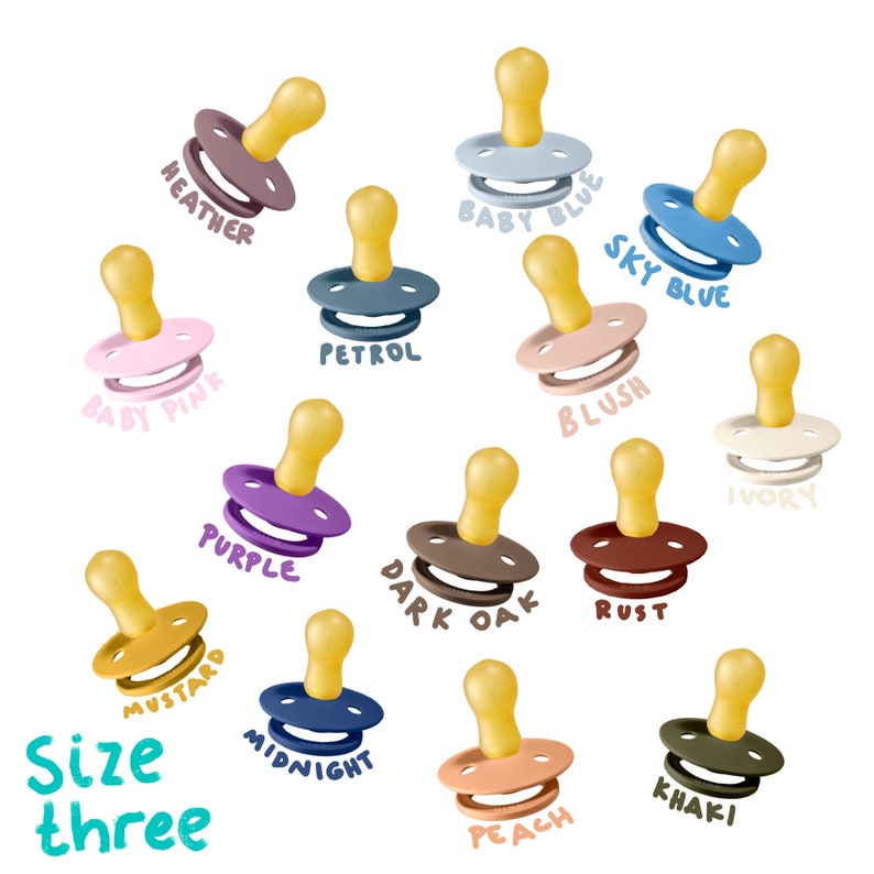 Bibs Pacifier Dummy Size 3 18 Months Etsy UK