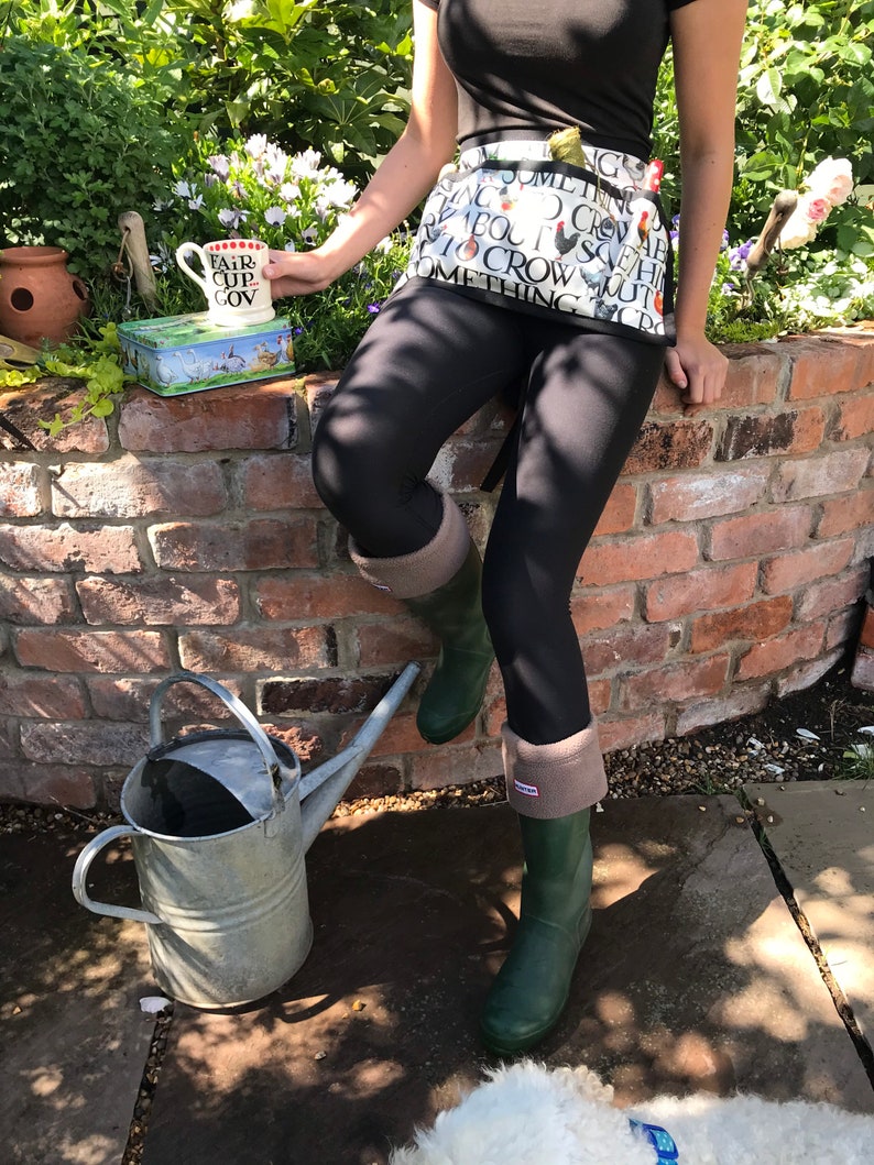 Emma Bridgewater Oilcloth Apron Pinny Hens Black Toast Etsy UK