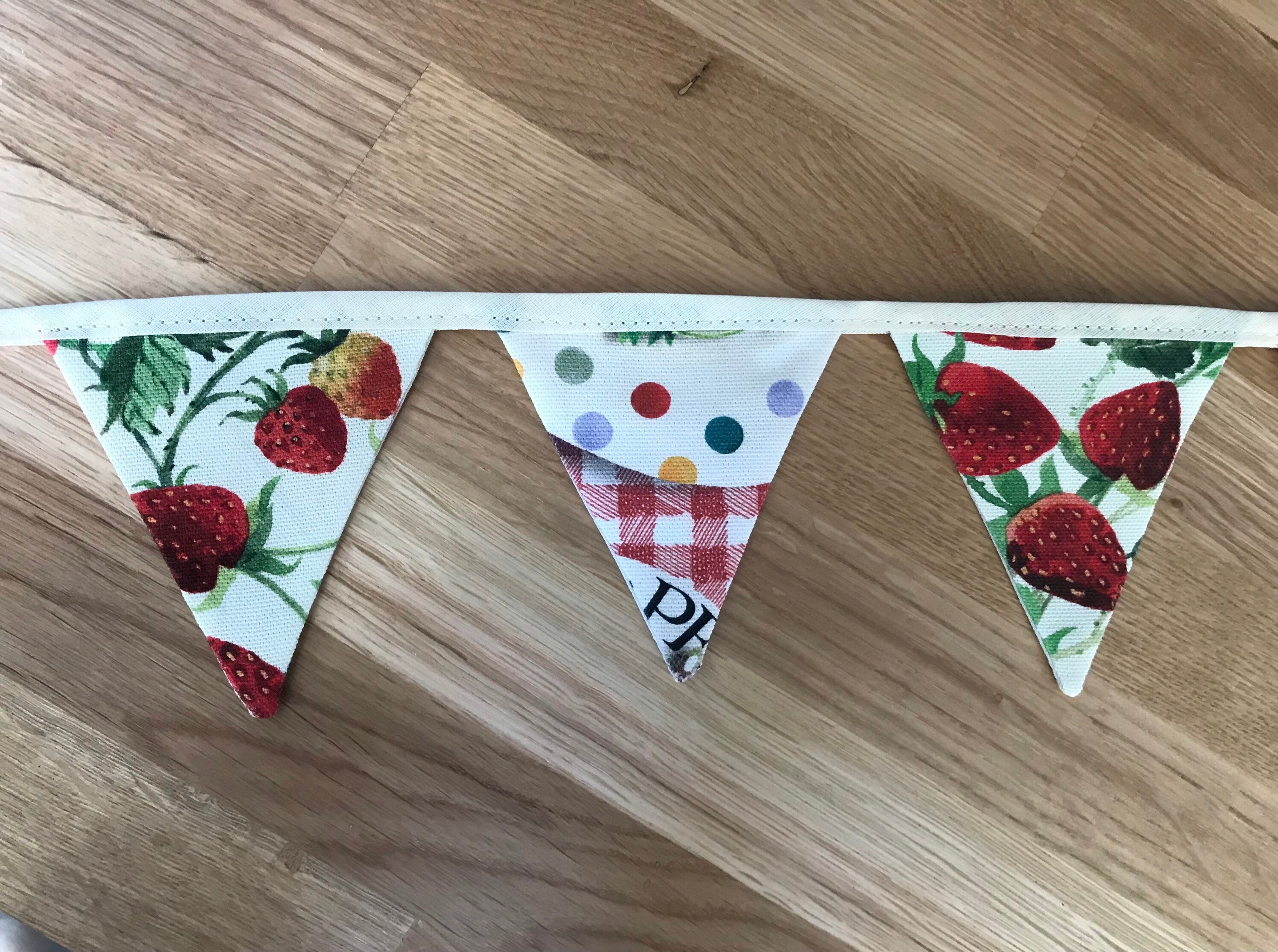 Emma Bridgewater Bunting Fabric Handmade Celebration Flags Etsy