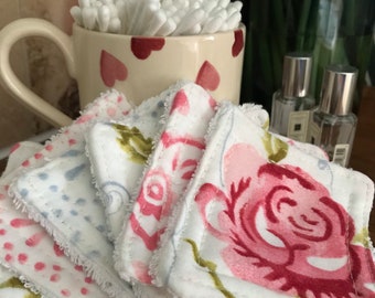 Emma Bridgewater Fabric Towelling Reusable Face Wipes Cloths