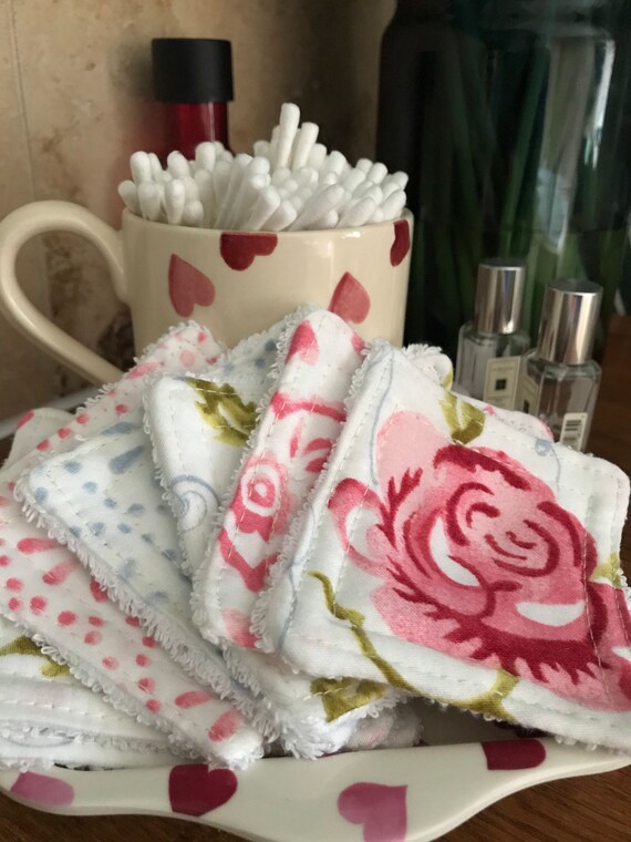 Emma Bridgewater Fabric Towelling Reusable Face Wipes Cloths Etsy