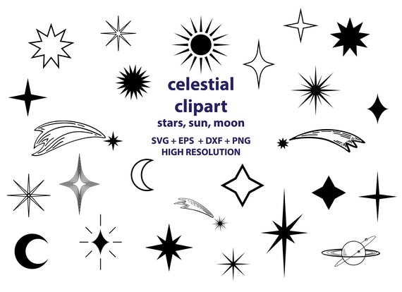 Download Star Clipart Svg Star Svg Bundle Star Digital Download Svg Etsy