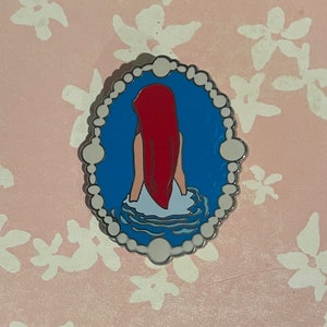 Ariel Fantasy Pin A Grade ~ Disney inspired~ Little Mermaid~ Glitter & Pearls Pin Series