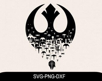 Download Star Wars Silhouette Etsy SVG, PNG, EPS, DXF File