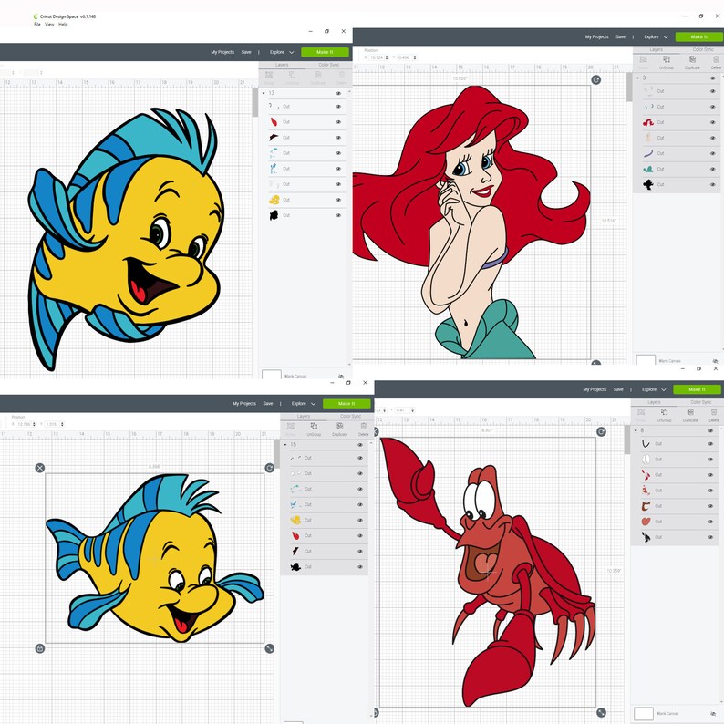 Free Free 350 Ariel Disney Princess Svg SVG PNG EPS DXF File