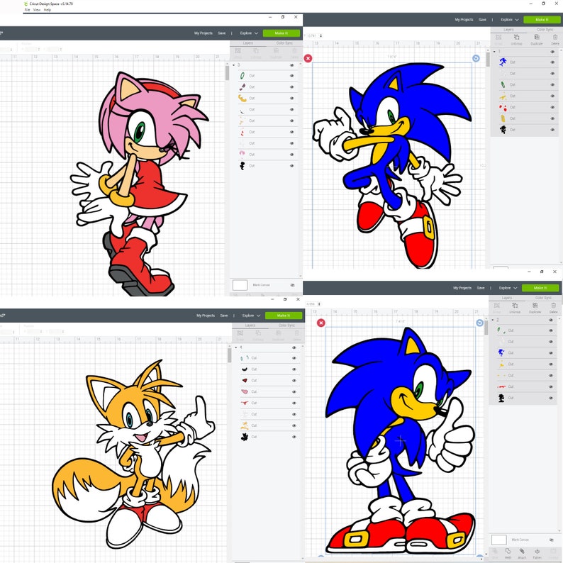 Sonic Svg Bundle Svg Cricut Svg Bundle Sonic Svg Cartoon ...