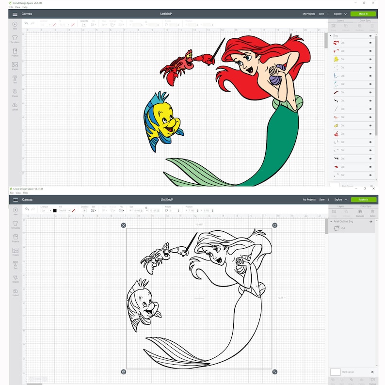 Free Free 134 Mermaid Outline Svg SVG PNG EPS DXF File