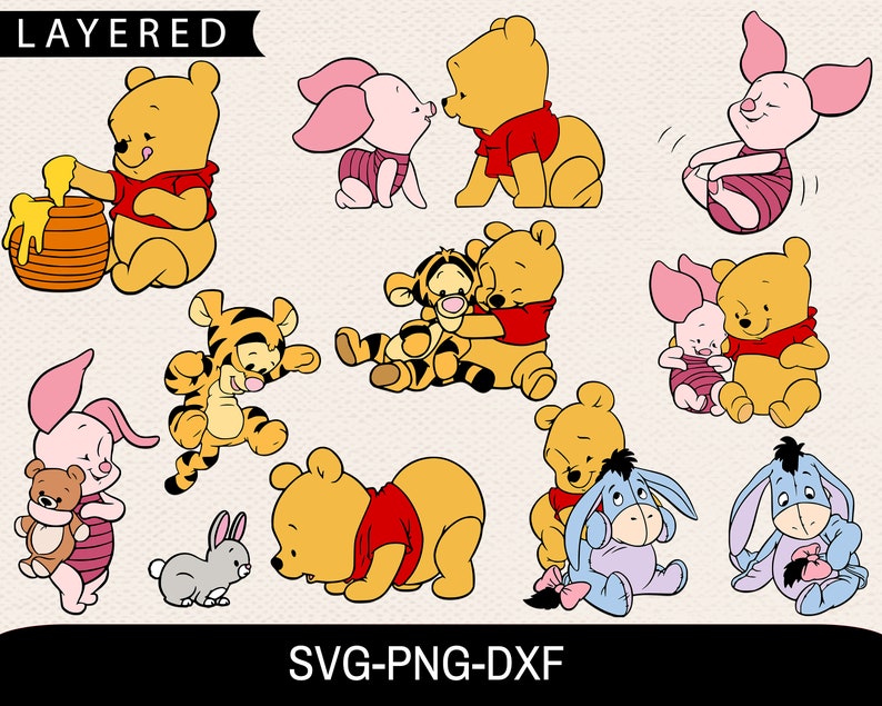 Download Clip Art Disney Svg Bundle Baby Piglet Svg Baby Winnie The Pooh Svg Disney Baby Svg Cricur Svg Disney Svg Svg For Kids Baby Eeyore Svg Art Collectibles