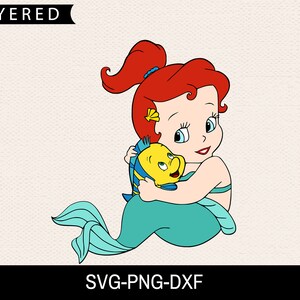 Download Baby Ariel Svg Little Ariel Svg Disney Svg Disney Princess ...