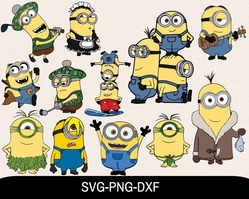 Download Clip Art Svg Bundle Disney Svg Bundle Svg For Kids Cartoon Svg Cricut File Minions Svg Bundle Cricut Svg Art Collectibles