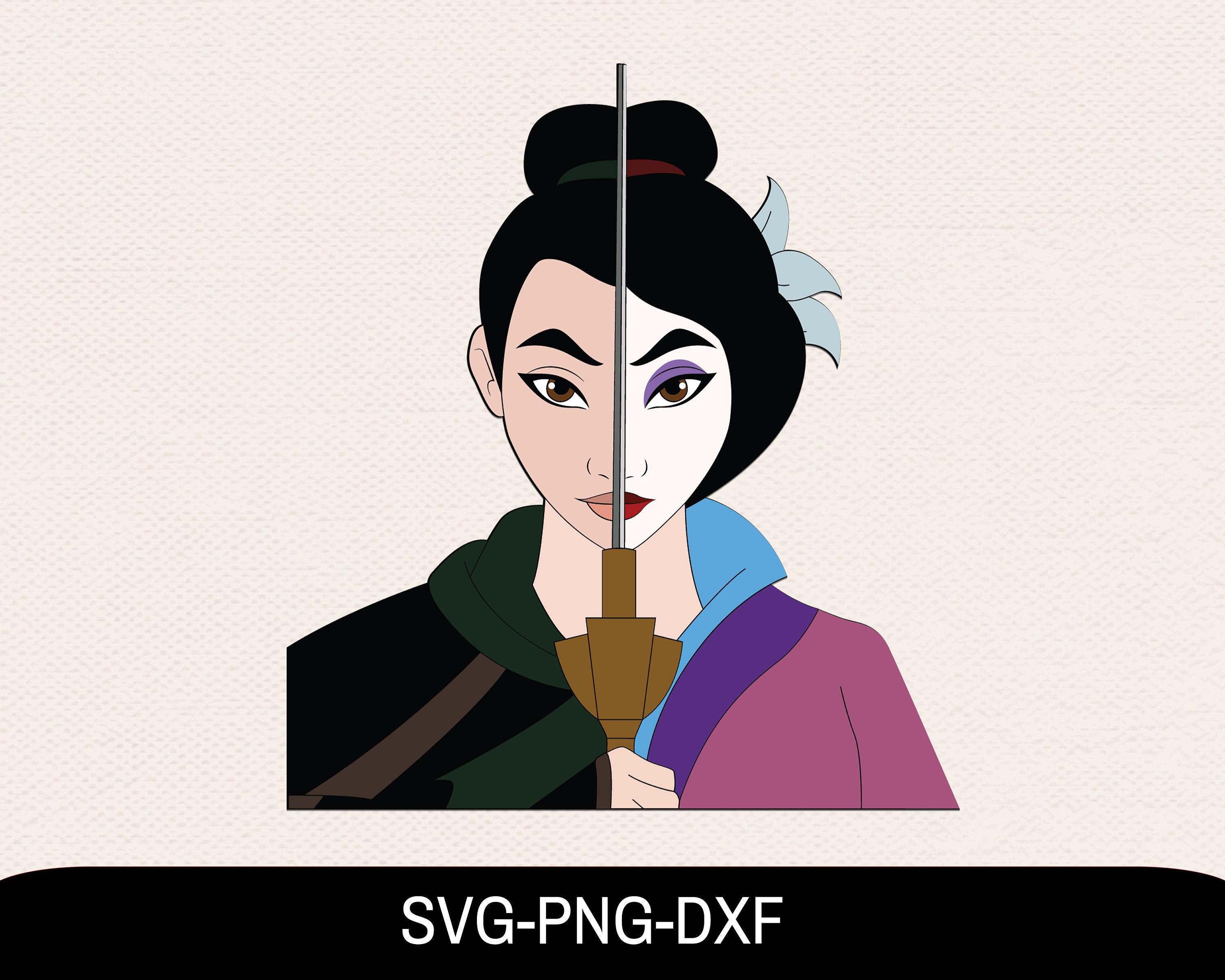 Mulan Svg Disney Svg Svg For Cricut Cartoon Svg Cricut | Etsy