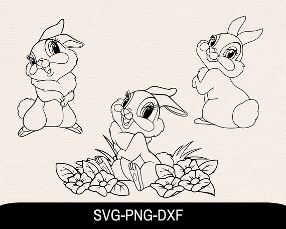 Download Miss Bunny Svg Outline Svg Miss Bunny Outline Svg Cricut Files Disney Svg Bundle Disney Svg Bambi Svg Svg For Kids