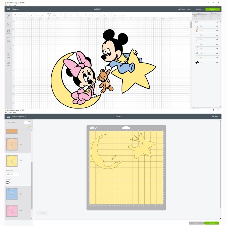 Download Baby Mickey And Minnie Svg Disney Baby Svg Disney Svg Baby ...