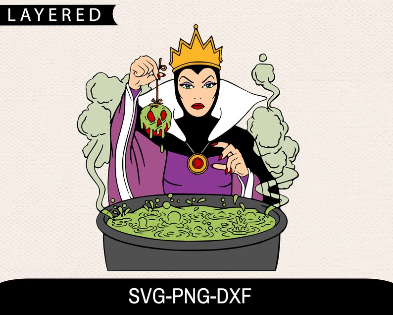 Queen Svg Villains Svg Cricut Files Disney Svg Snow White Svg Disney Vallains Svg Evil Queen Svg Evil Svg Clip Art Art Collectibles