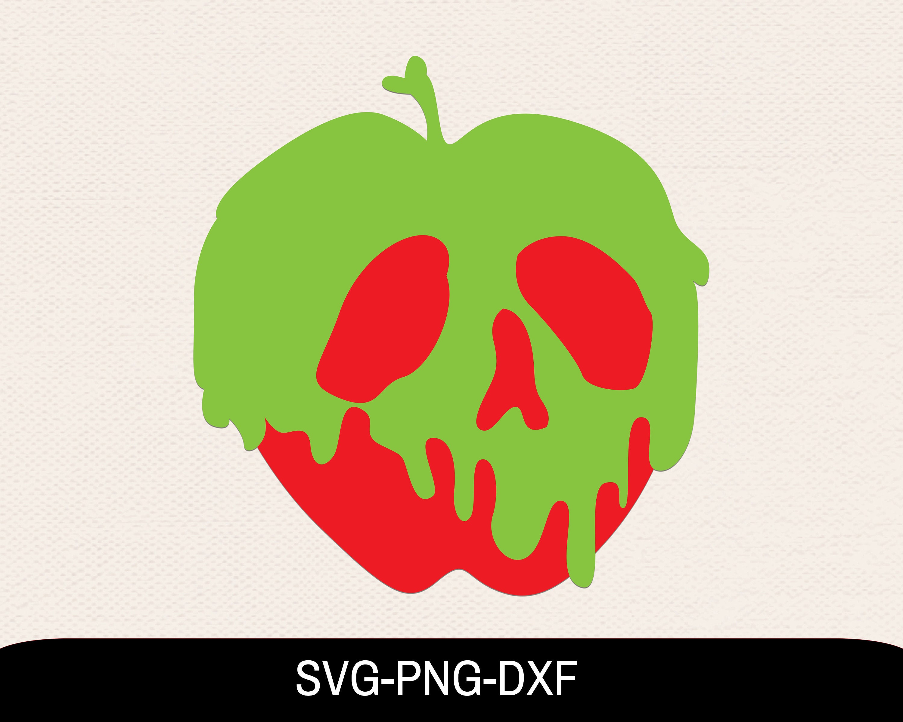 Download Poison Apple Svg Cricut Files Snow White Svg Cartoon Svg ...