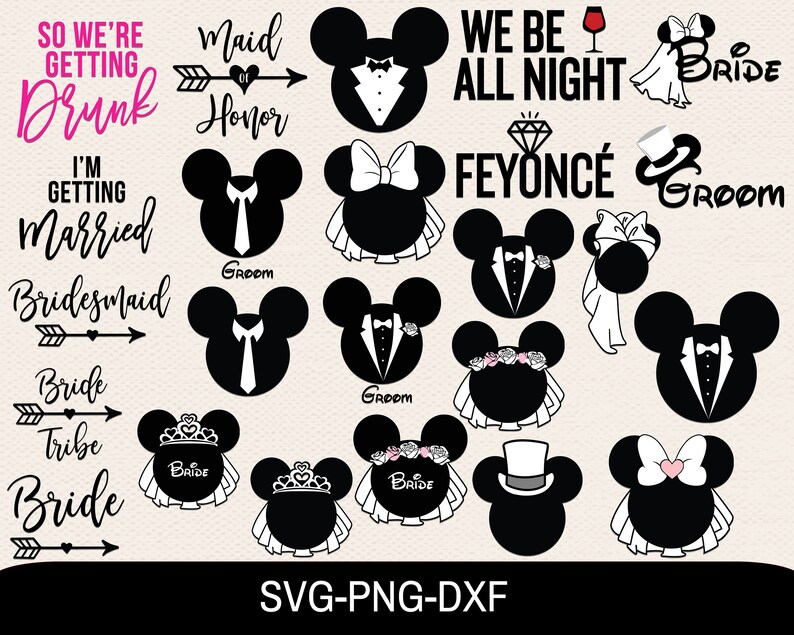 Download Svg File Groom Svg Disney Wedding Svg Bride Svg Disney Wedding Svg Disney Svg Bundle Minnie Mickey Wedding Svg Bundle Clip Art Art Collectibles Wearefunnel Com