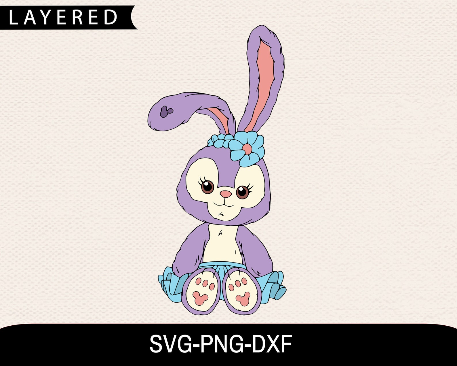 StellaLou Svg File Cricut File Easter Svg Bunny Svg Stella | Etsy