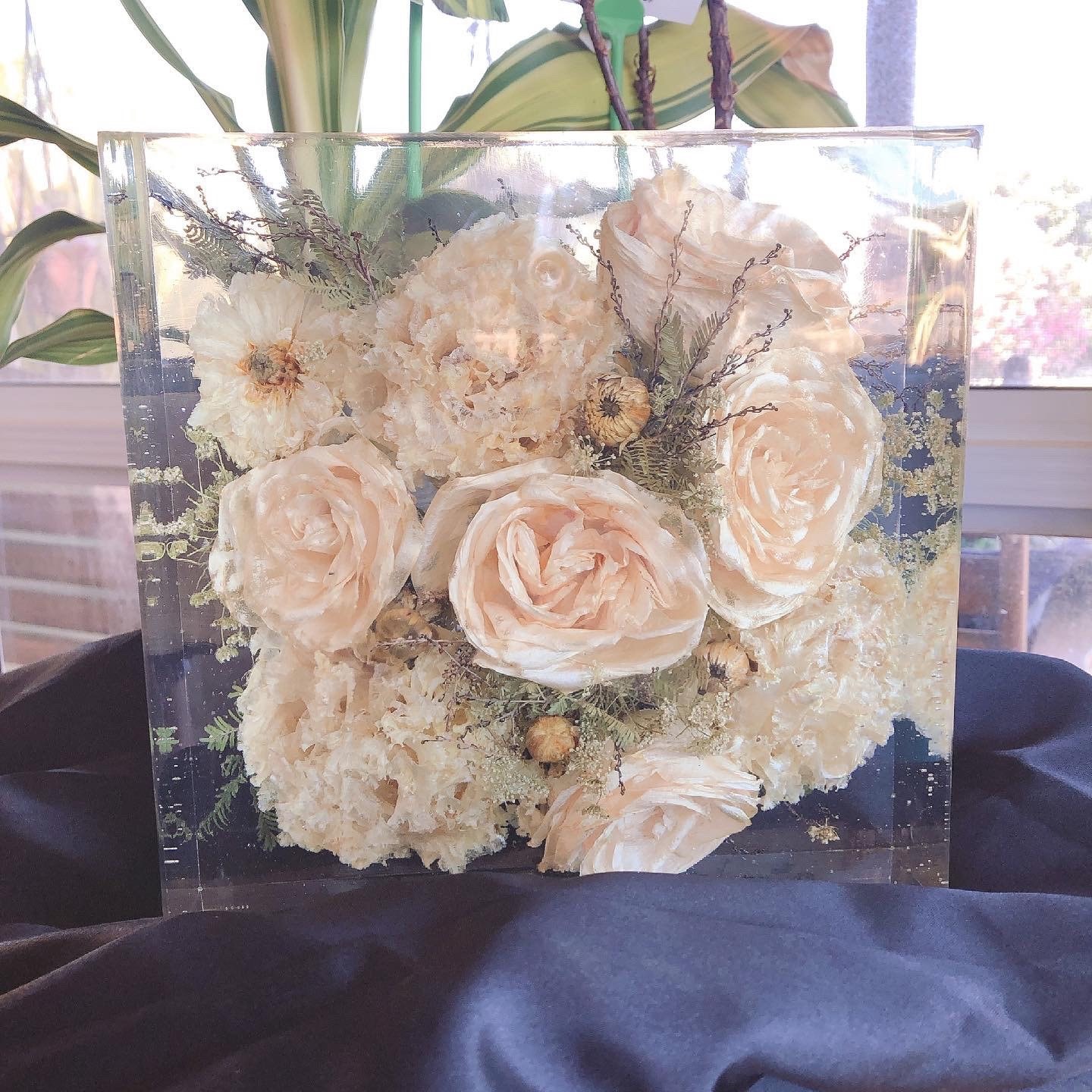 Have your wedding bouquet preserved in resin a beautiful Etsy