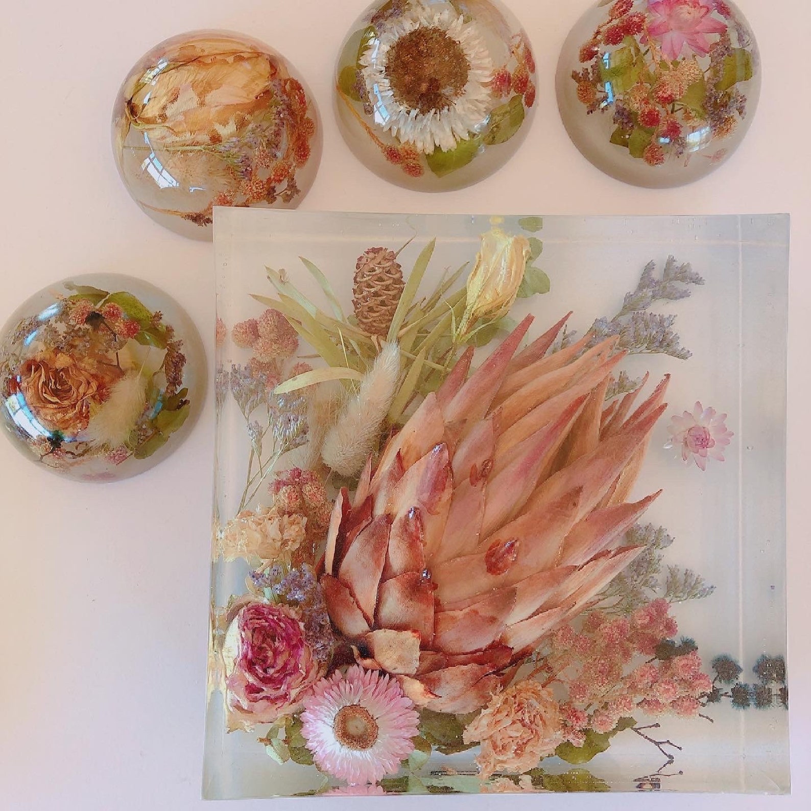 Have your wedding bouquet preserved in resin a beautiful Etsy