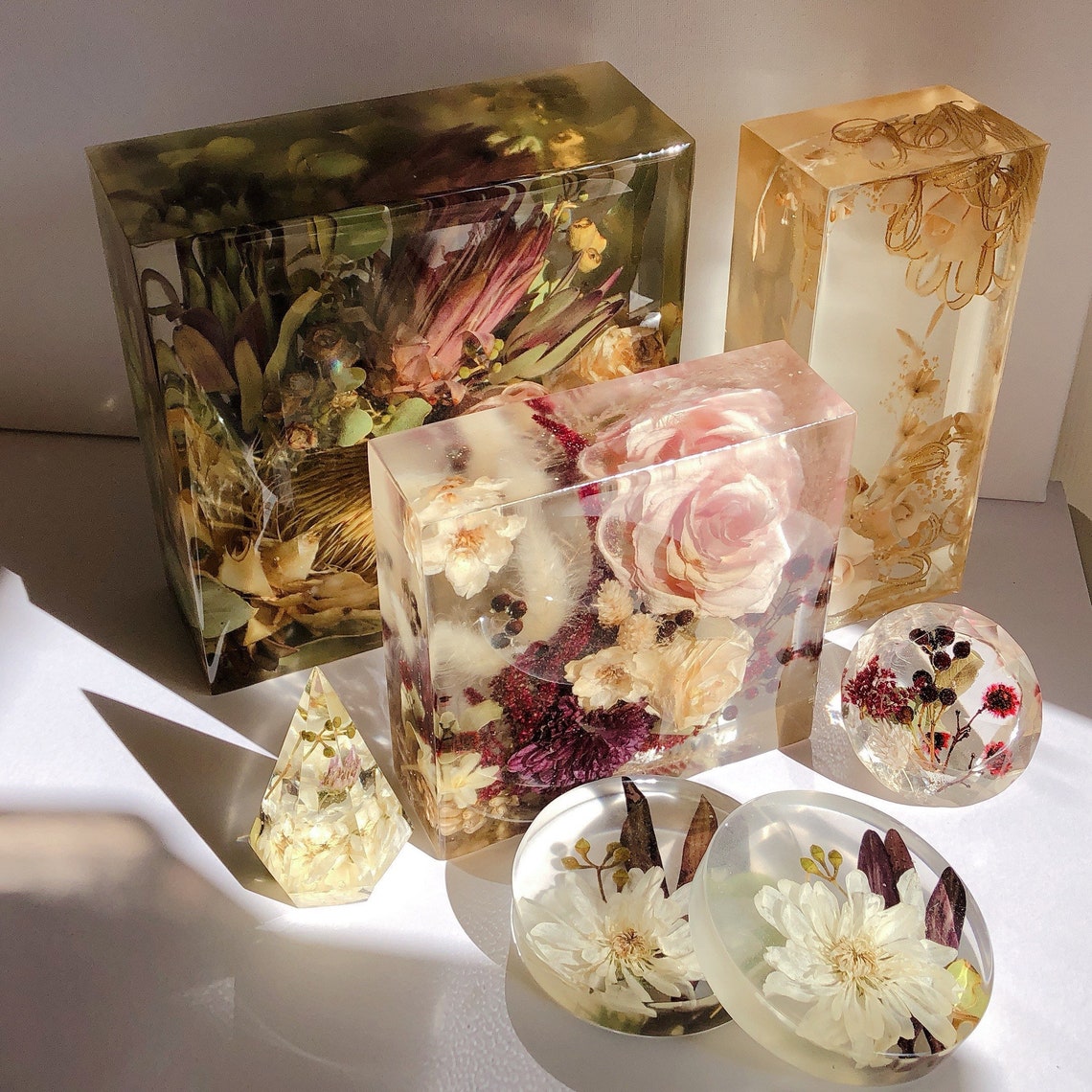 Have your wedding bouquet preserved in resin a beautiful Etsy