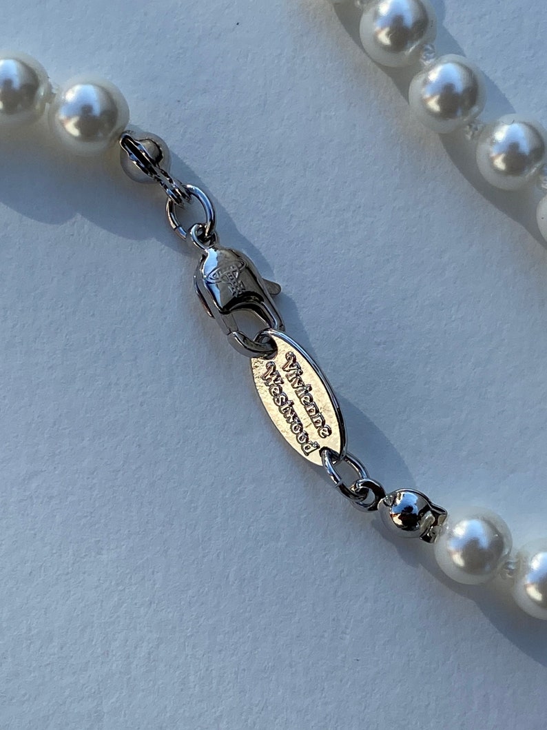 Vivienne Westwood Silber Perle Halskette Etsy