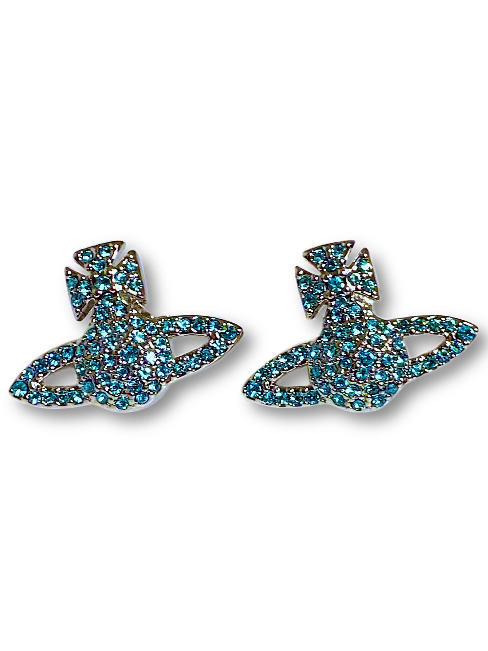 Vivienne westwood grace bas relief stud earrings Clearance
