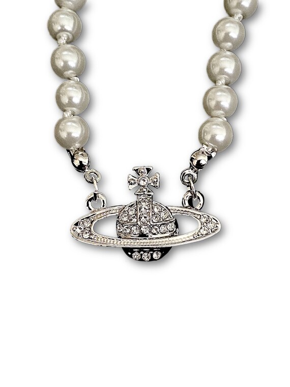 Vivienne Westwood Silber Perle Halskette Etsy