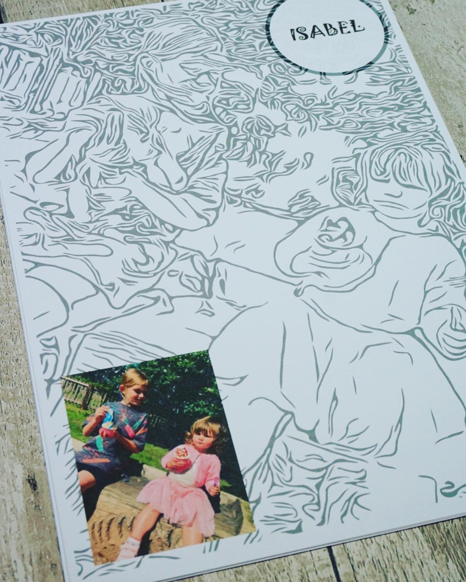 Custom Colouring Book Colour in Your Photos Personalised Etsy UK