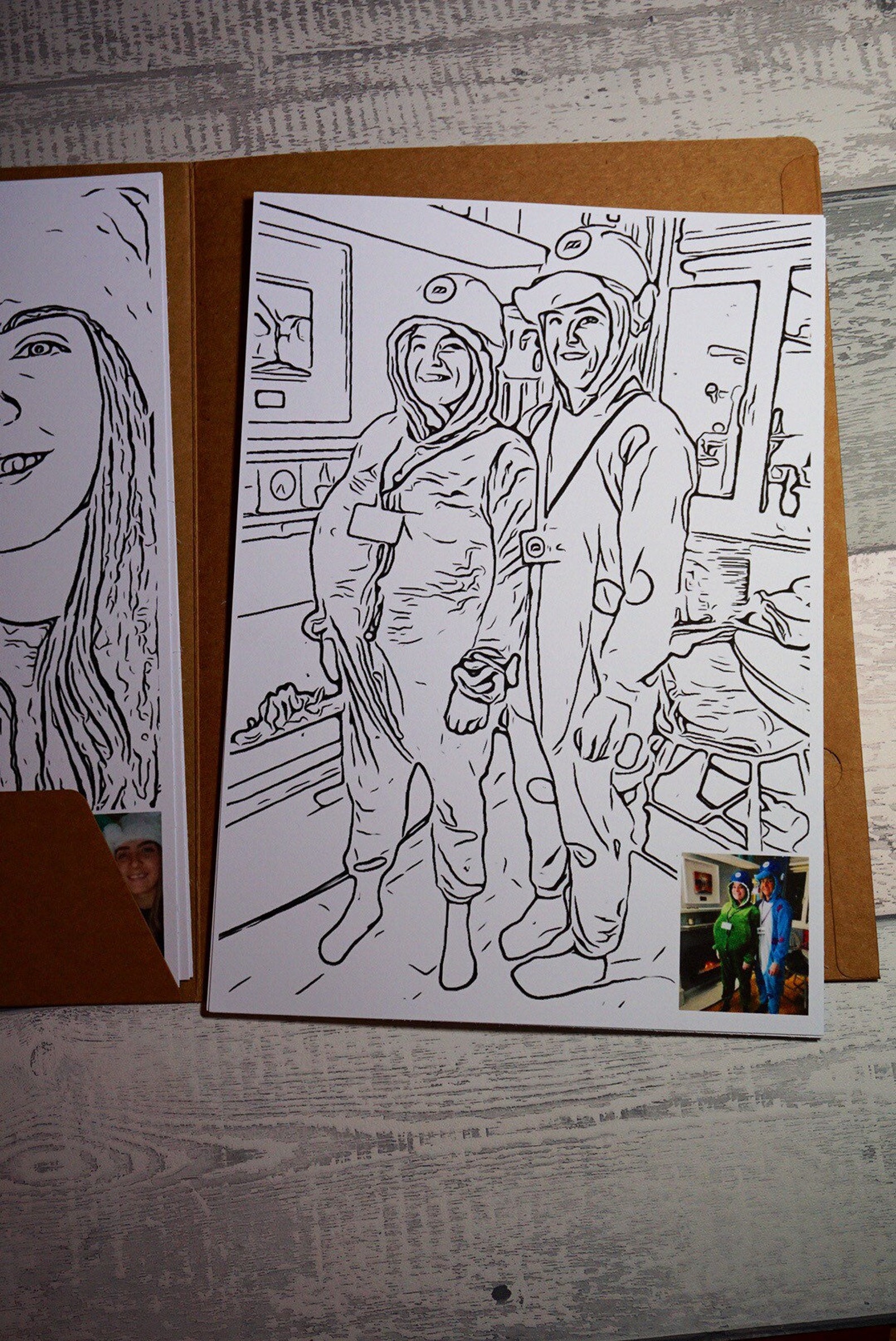 Custom Colouring Book Colour in Your Photos Personalised Etsy UK