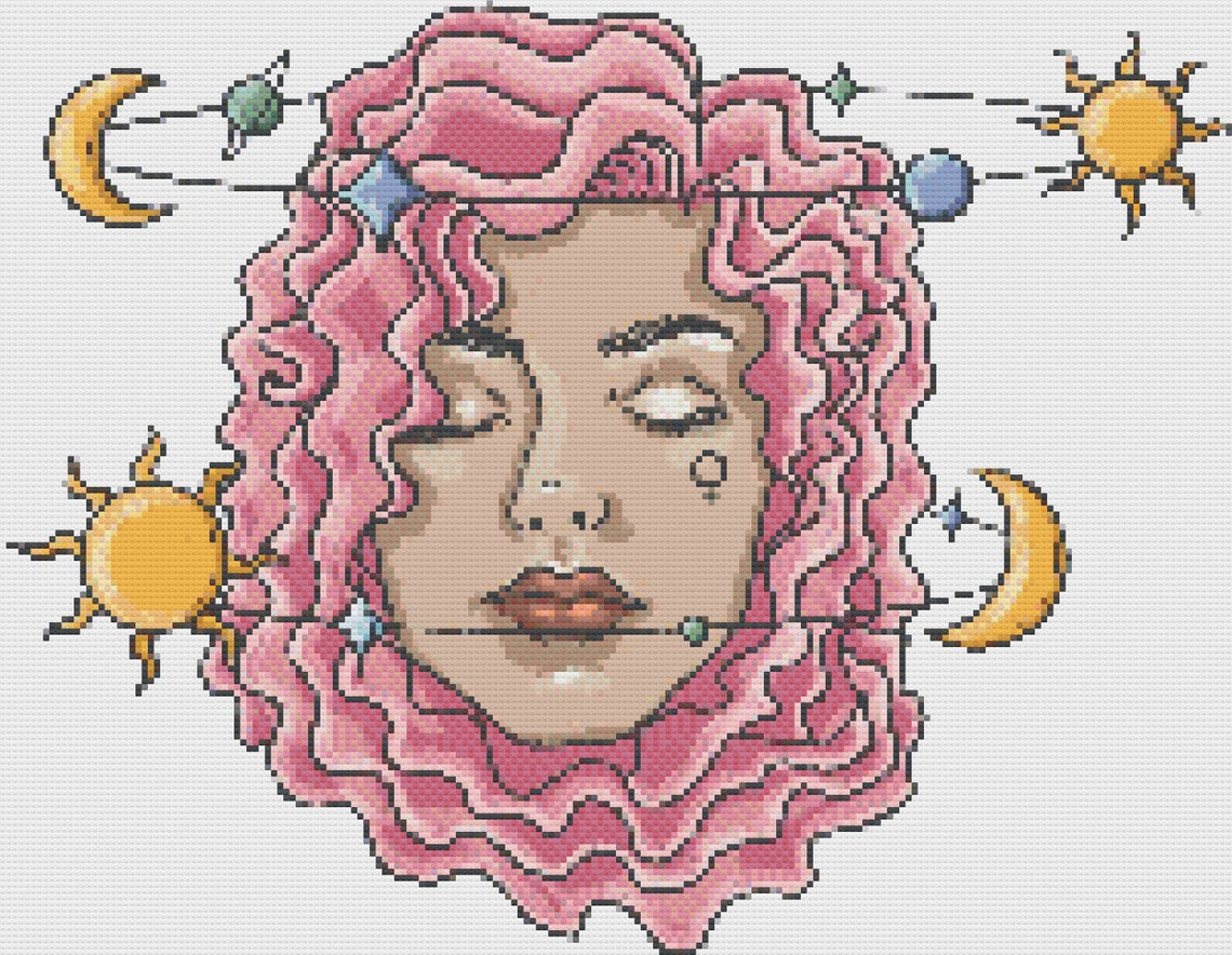 Mystic Design Cross Stitch Instant Download PDF Pattern 08 | Etsy