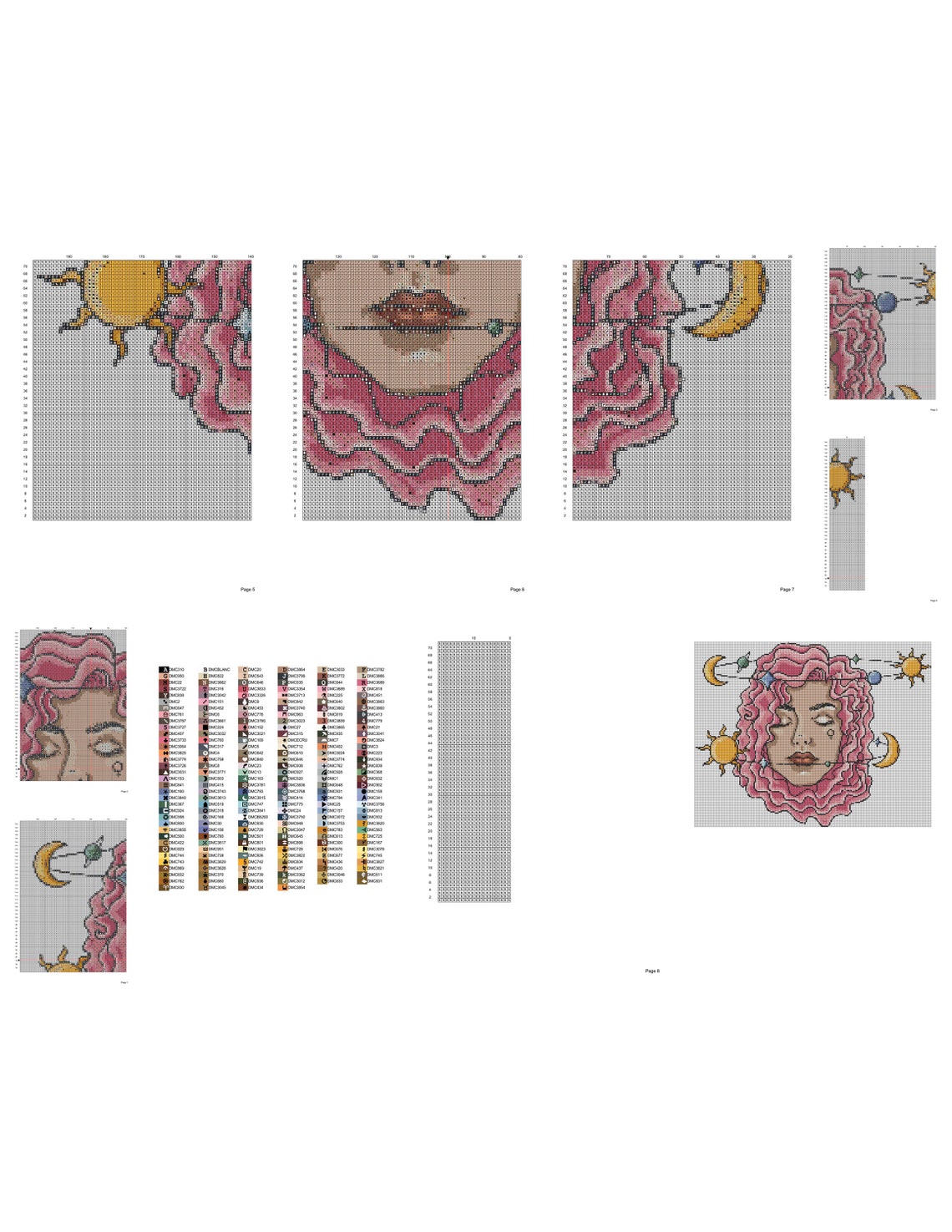 Mystic Design Cross Stitch Instant Download PDF Pattern 08 | Etsy