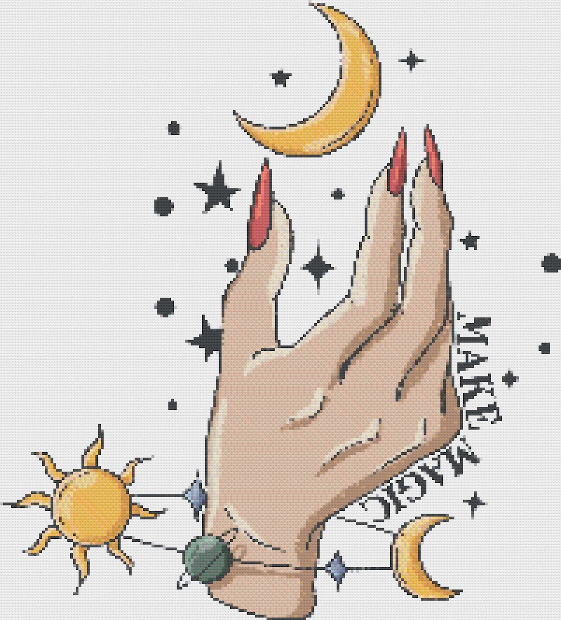 Mystic Design Cross Stitch Instant Download PDF Pattern 07 | Etsy