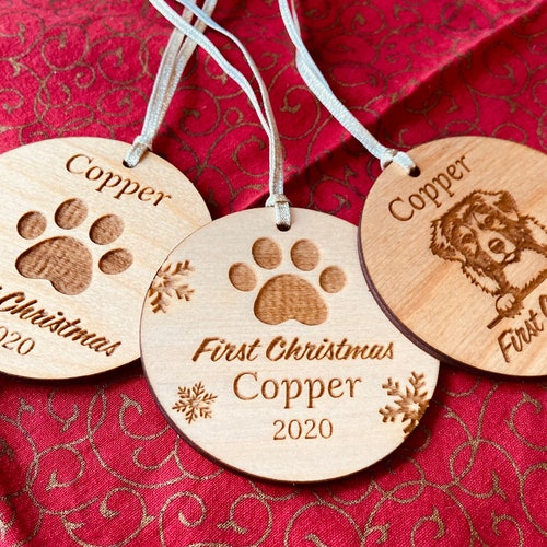 Dog Christmas Decoration Personalised Christmas Pet Decor Etsy UK