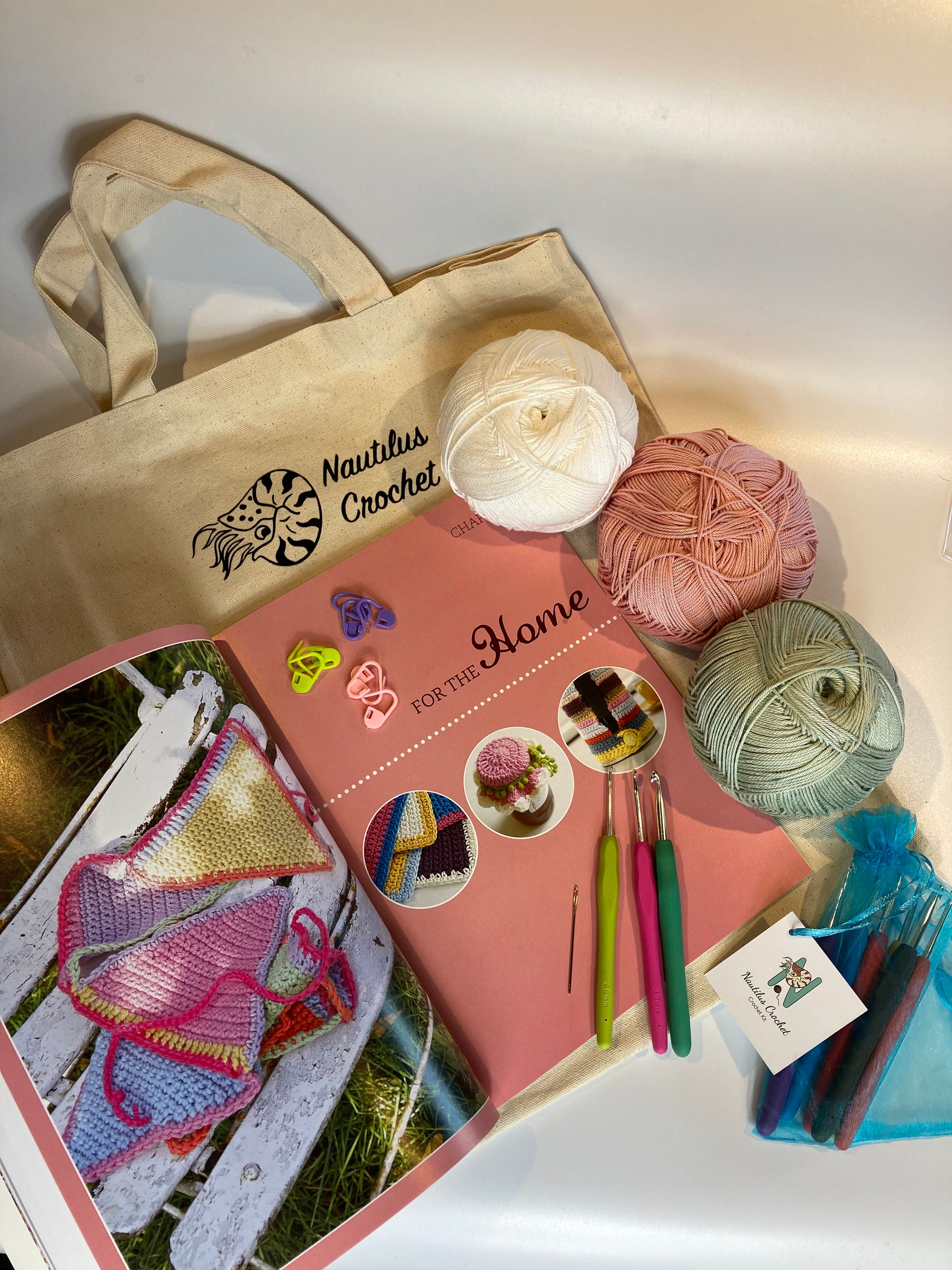 Crochet Beginners Kit. including luxury yarn a crochet book Etsy