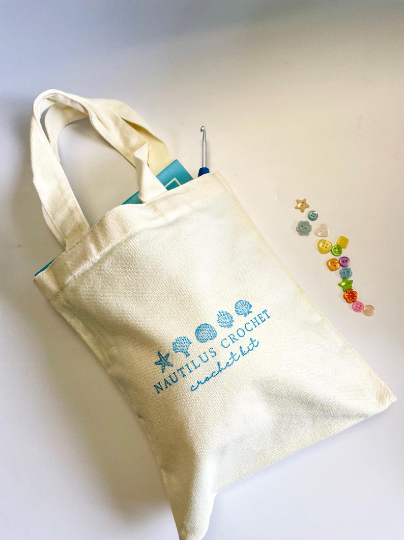 Learn to Crochet Kit. Beginners! Make 6 designs with just one stitch. Discover a love of crochet step by step with luxury organic materials! image 8