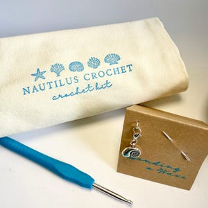 Learn to Crochet Kit. Beginners! Make 6 designs with just one stitch. Discover a love of crochet step by step with luxury organic materials! image 6