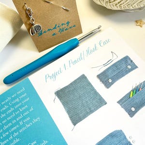 Learn to Crochet Kit. Beginners! Make 6 designs with just one stitch. Discover a love of crochet step by step with luxury organic materials! image 7