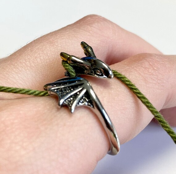 Dragon Crochet Ring. the Cutest Little Dragon Features in This
