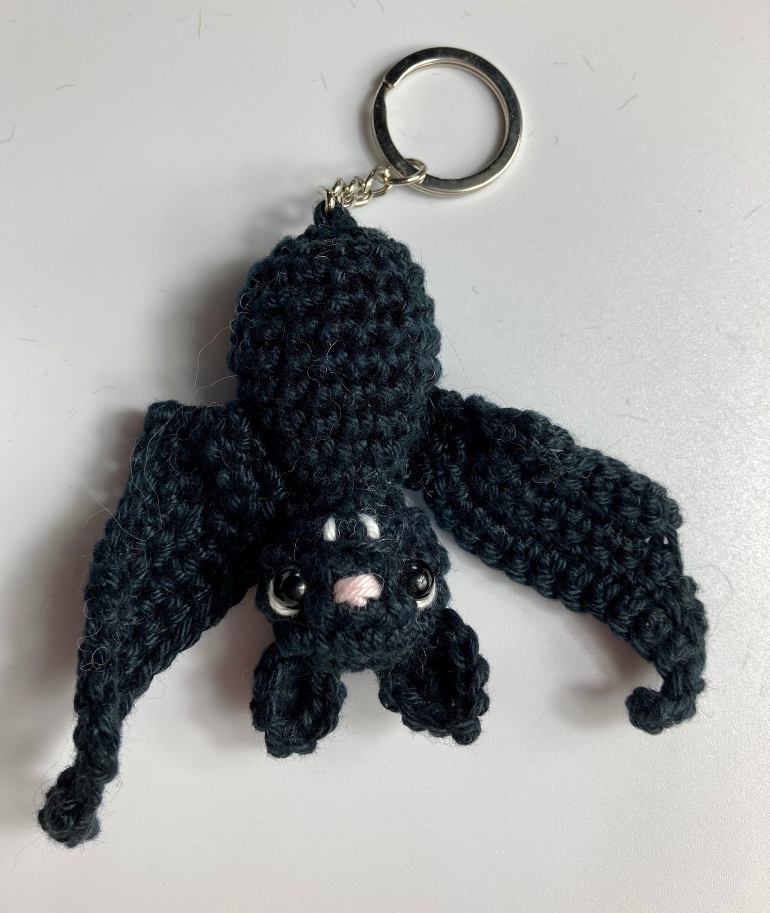 Bat Keyring Crochet Kit. Complete Crochet kit with luxury | Etsy