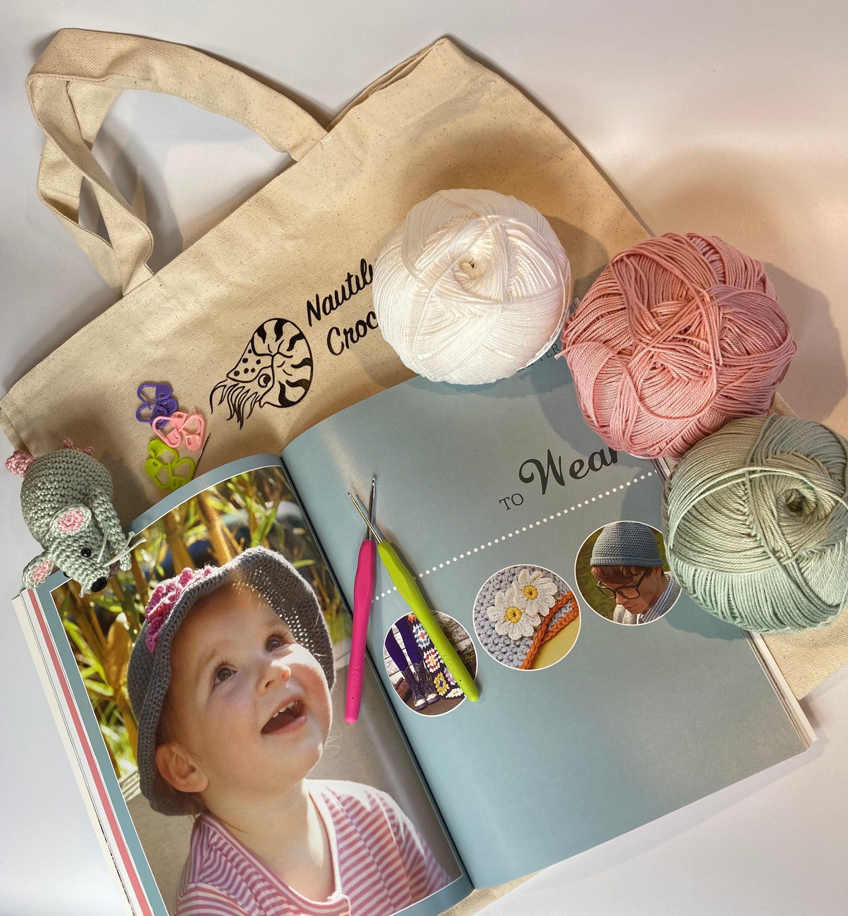 Crochet Beginners Kit. including luxury yarn a crochet book Etsy